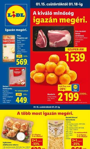 Újság Lidl - 2026.01.15 - 2026.01.21.