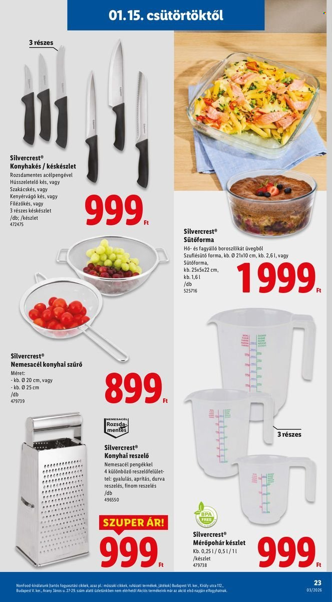 Lidl akciós újságok - 2026.01.15 - 2026.01.21. Oldal 23