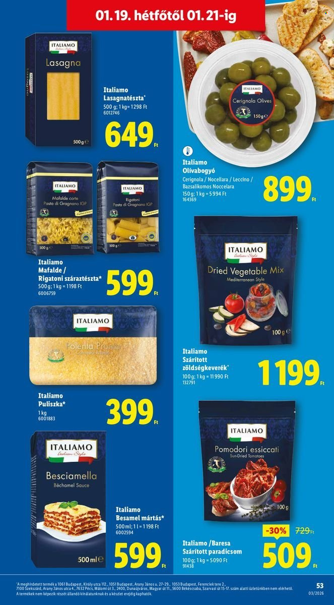 Lidl akciós újságok - 2026.01.15 - 2026.01.21. Oldal 53