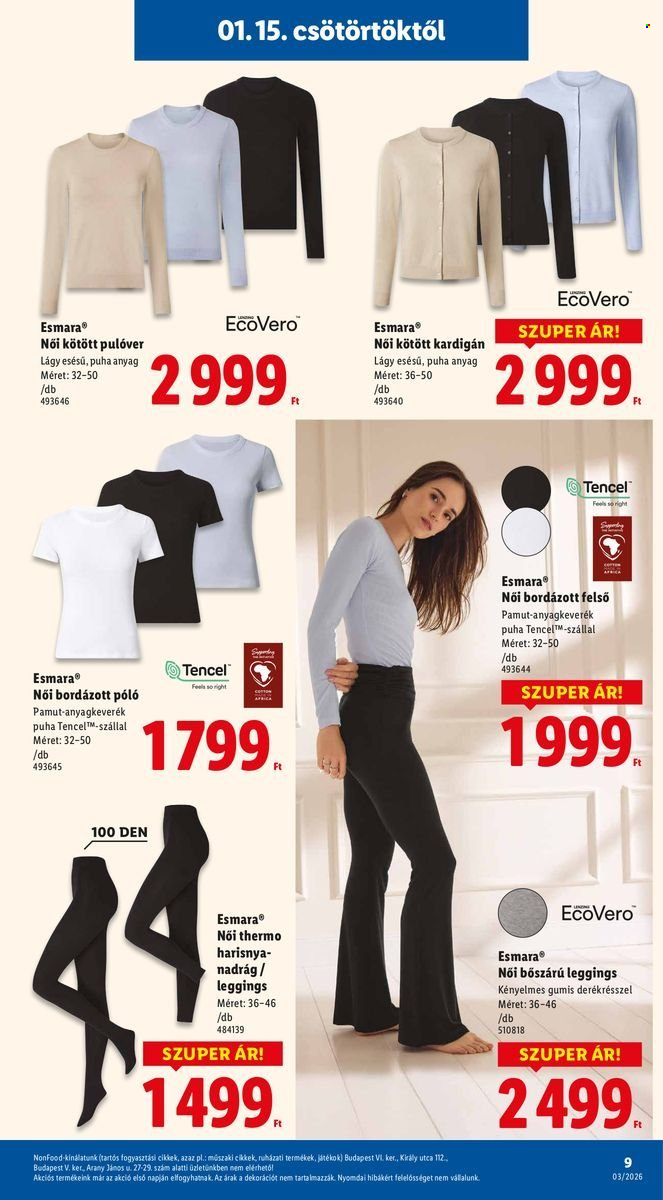 Lidl akciós újságok - 2026.01.15 - 2026.01.21. Oldal 9