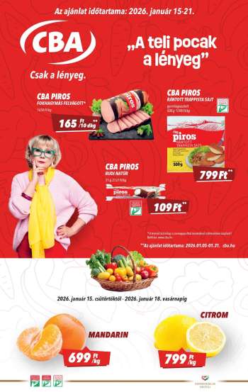 Újság CBA - 2026.01.15 - 2026.01.21.