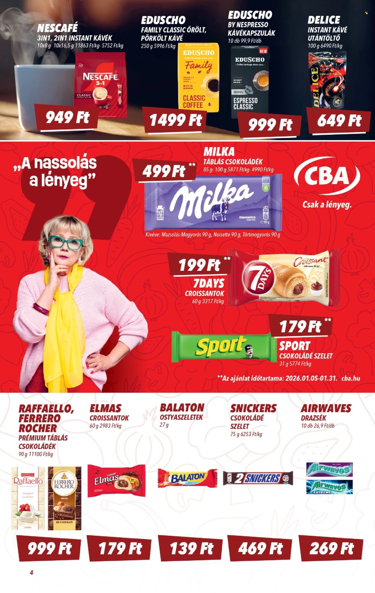 CBA akciós újságok - 2026.01.15 - 2026.01.21. Oldal 4