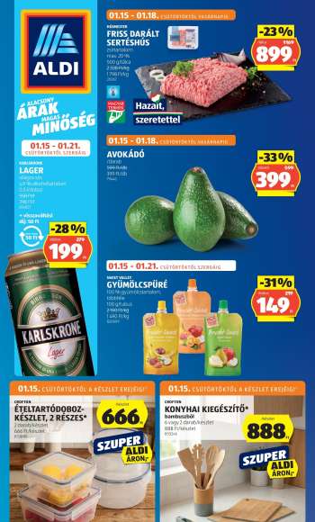Újság Aldi - 2026.01.15 - 2026.01.21.