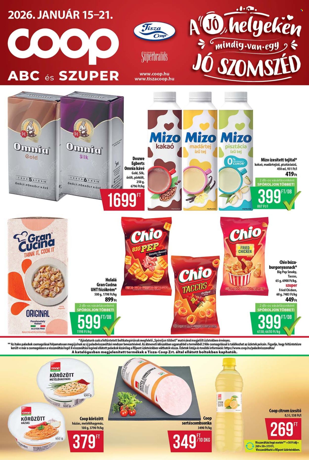 Coop akciós újságok - 2026.01.15 - 2026.01.21. Oldal 1