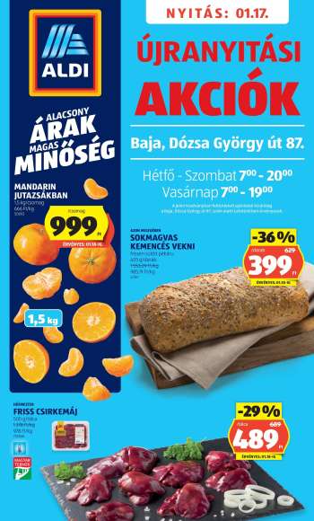 Újság Aldi - 2026.01.17 - 2026.01.21.
