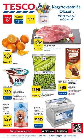 Újság TESCO - 2026.01.22 - 2026.01.28.