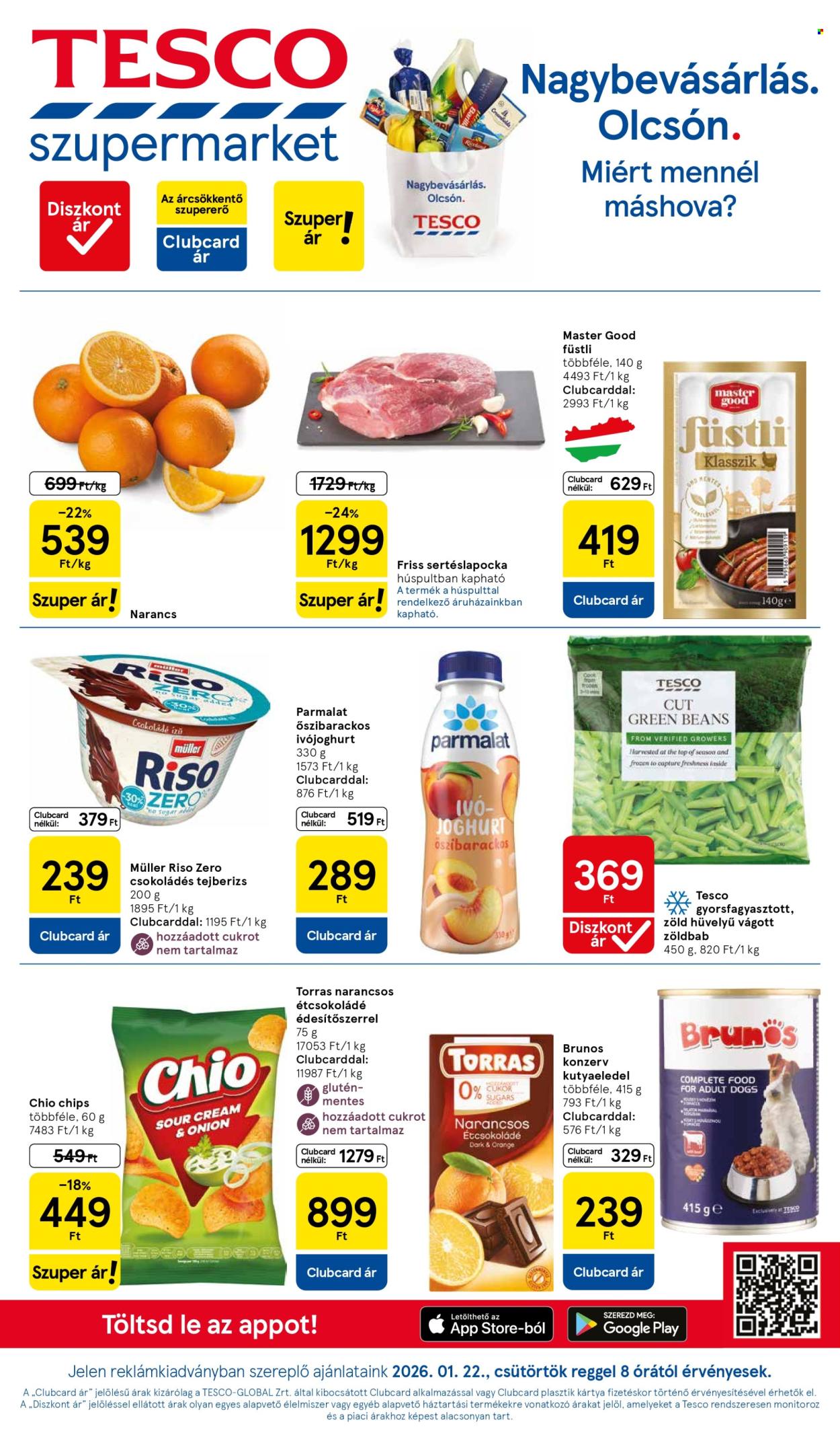 TESCO akciós újságok - 2026.01.22 - 2026.01.28. Oldal 1