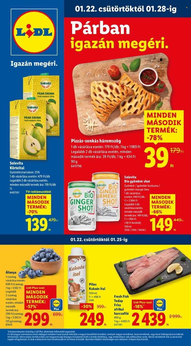 Lidl akciós újságok - 2026.01.22 - 2026.01.28. Oldal 1