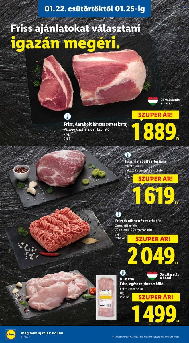 Lidl akciós újságok - 2026.01.22 - 2026.01.28. Oldal 4
