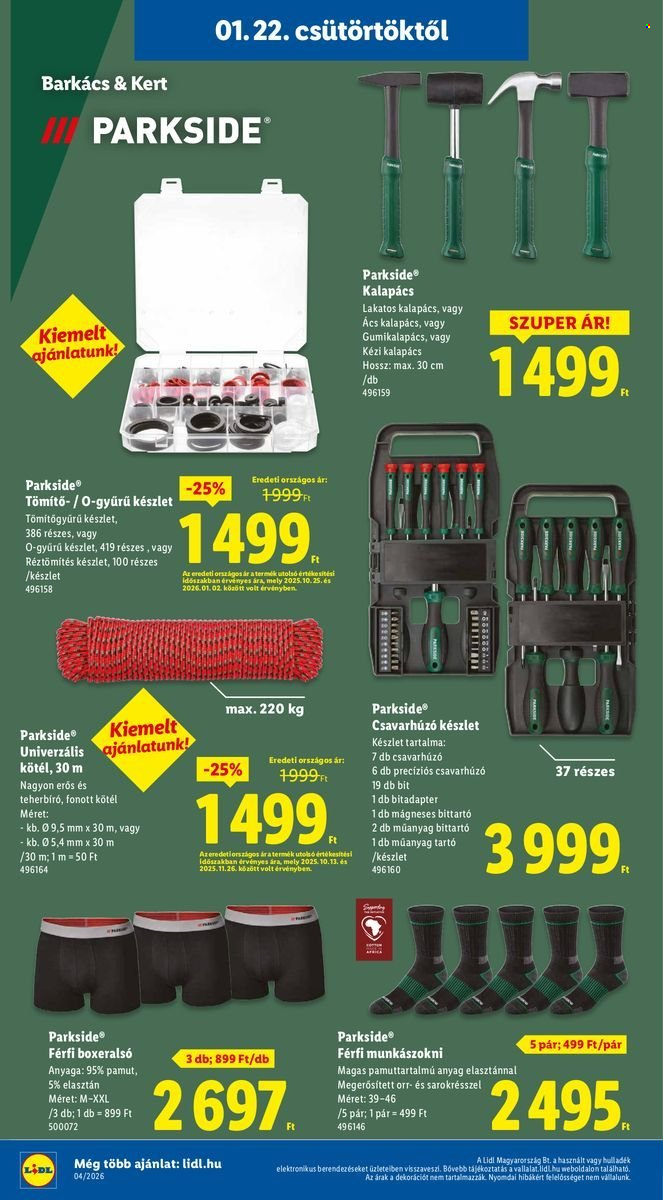 Lidl akciós újságok - 2026.01.22 - 2026.01.28. Oldal 4