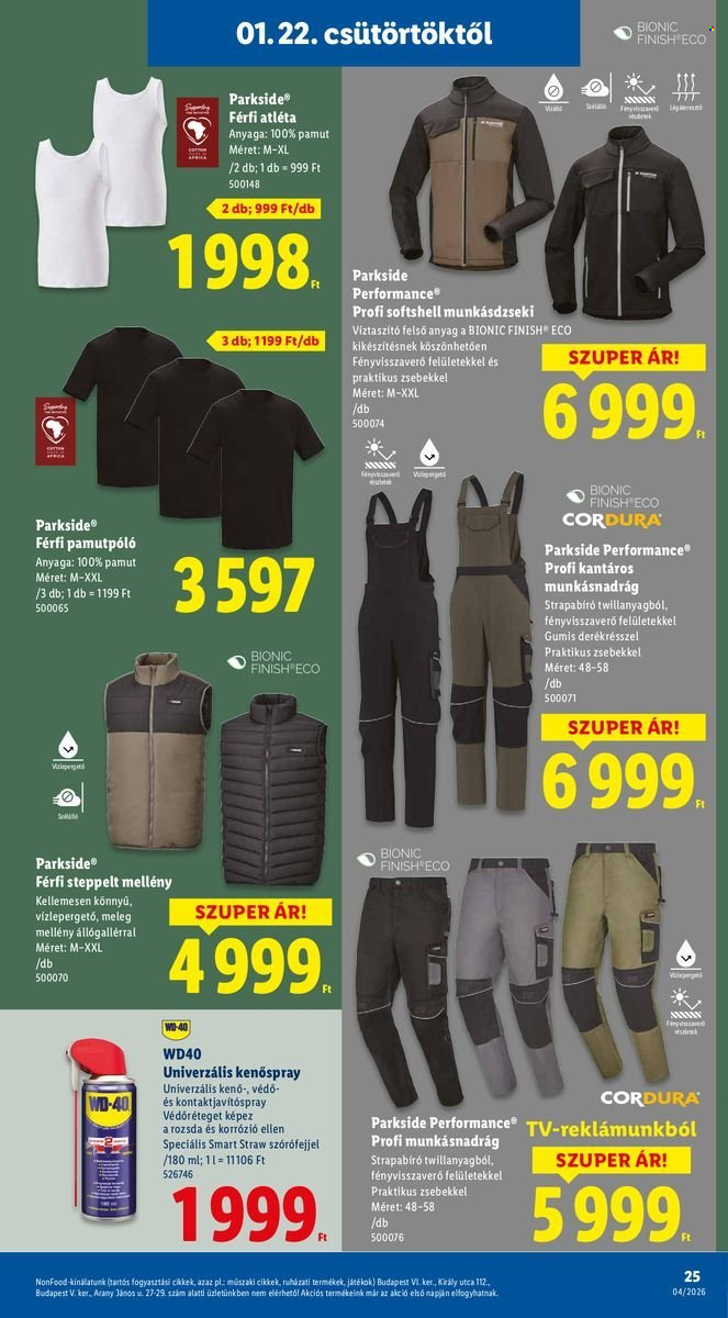 Lidl akciós újságok - 2026.01.22 - 2026.01.28. Oldal 25