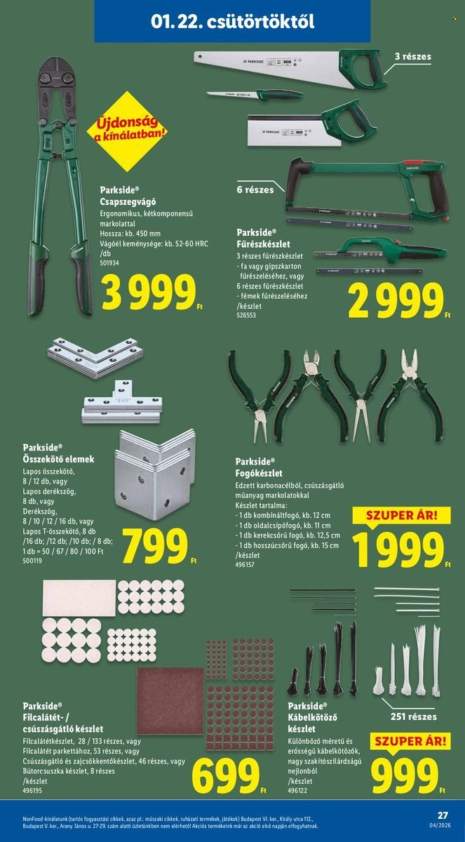 Lidl akciós újságok - 2026.01.22 - 2026.01.28. Oldal 27