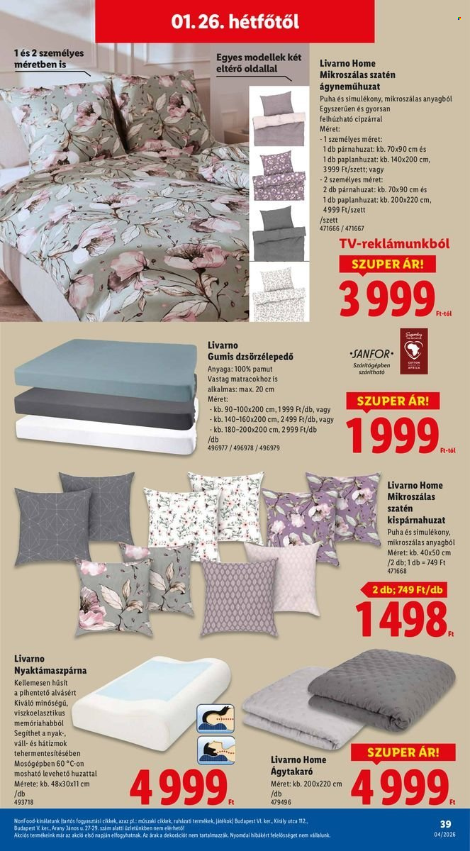 Lidl akciós újságok - 2026.01.22 - 2026.01.28. Oldal 39
