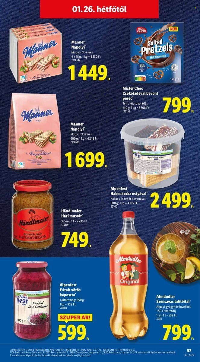 Lidl akciós újságok - 2026.01.22 - 2026.01.28. Oldal 57