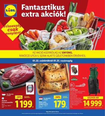 Újság Lidl - 2026.01.22 - 2026.01.25.
