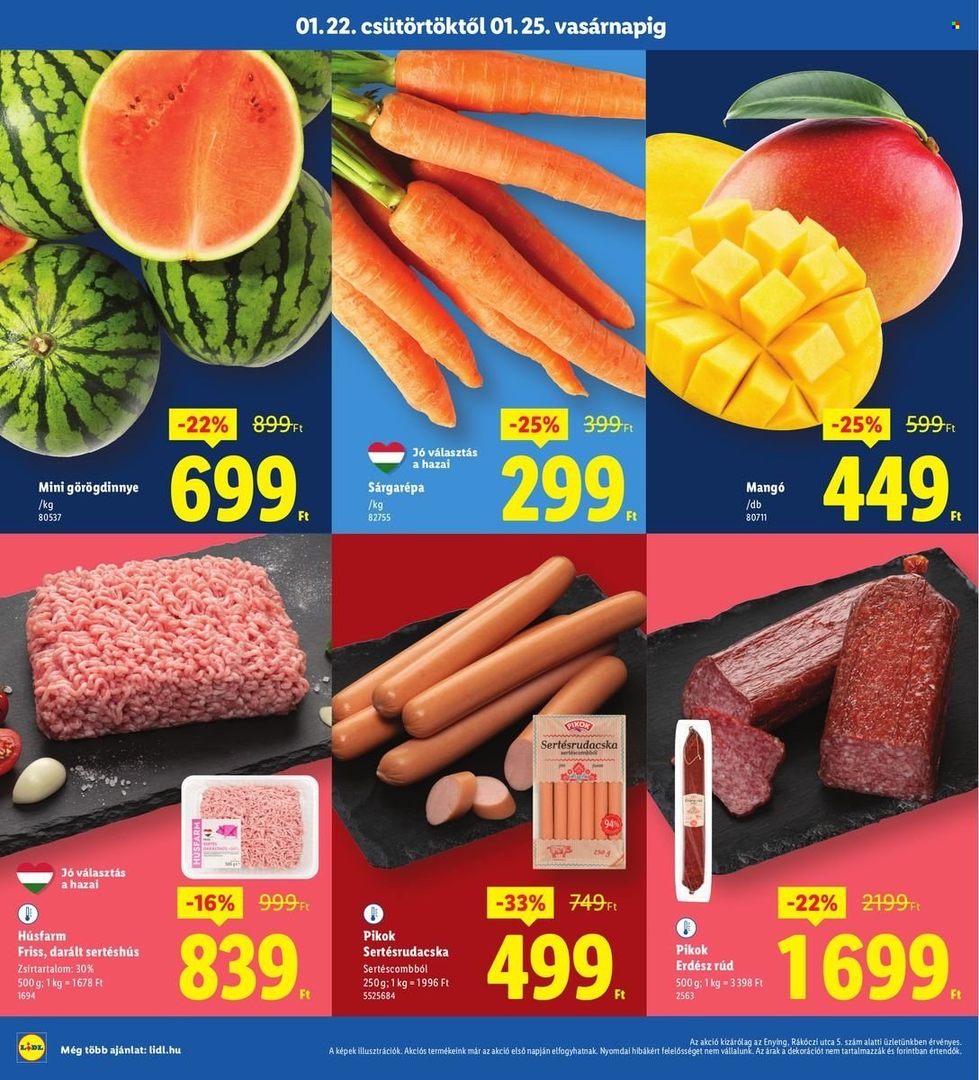 Lidl akciós újságok - 2026.01.22 - 2026.01.25. Oldal 2