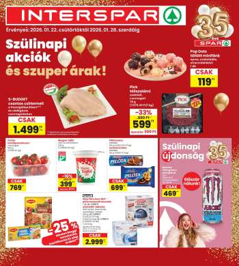 Újság INTERSPAR - 2026.01.22 - 2026.01.28.