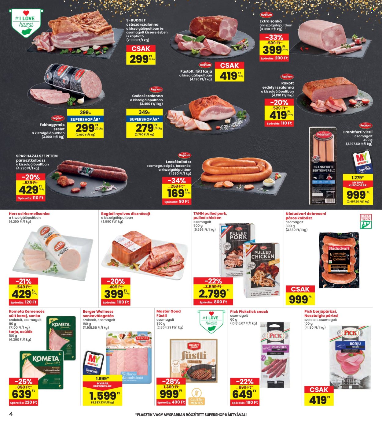 INTERSPAR akciós újságok - 2026.01.22 - 2026.01.28. Oldal 4