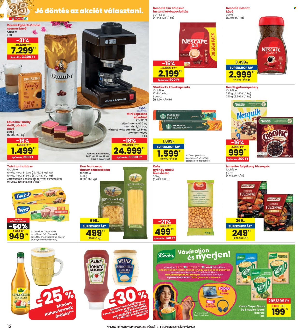 INTERSPAR akciós újságok - 2026.01.22 - 2026.01.28. Oldal 12