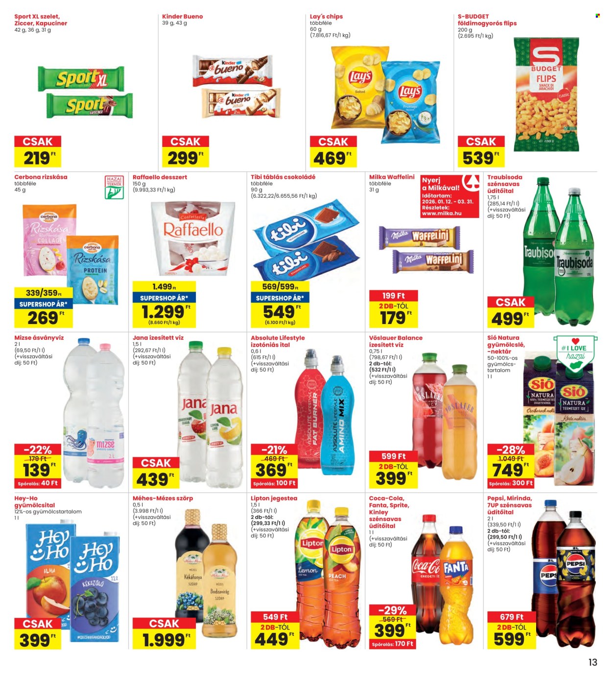 INTERSPAR akciós újságok - 2026.01.22 - 2026.01.28. Oldal 13