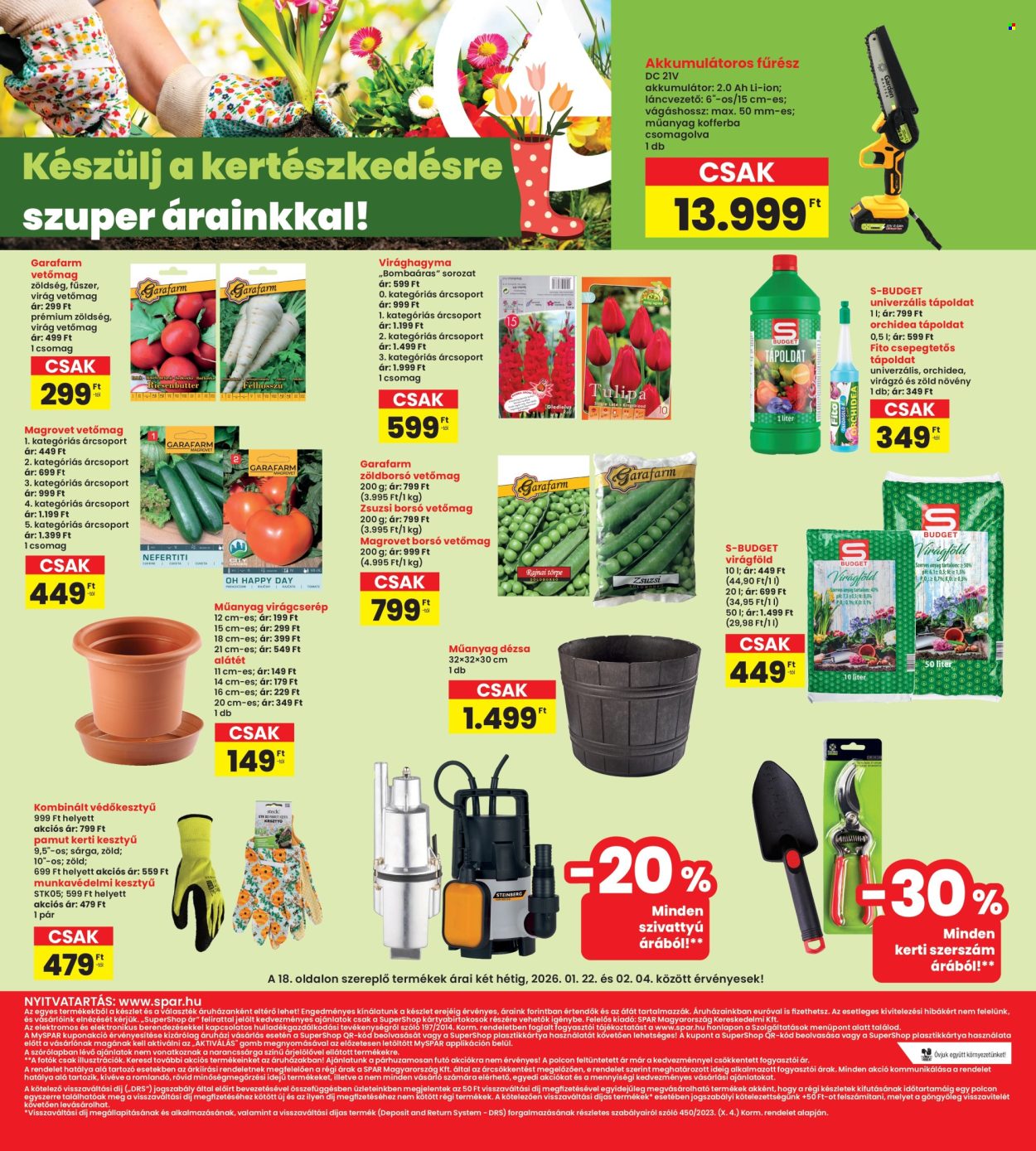 INTERSPAR akciós újságok - 2026.01.22 - 2026.01.28. Oldal 18