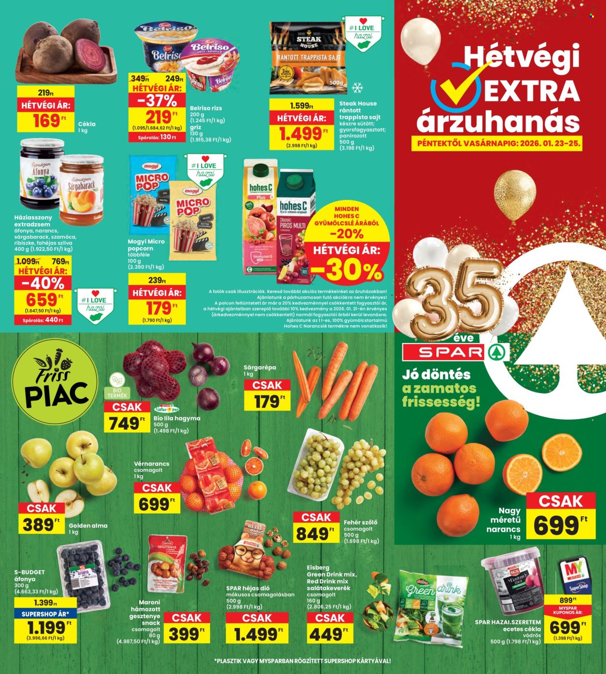 INTERSPAR akciós újságok - 2026.01.22 - 2026.01.28. Oldal 20