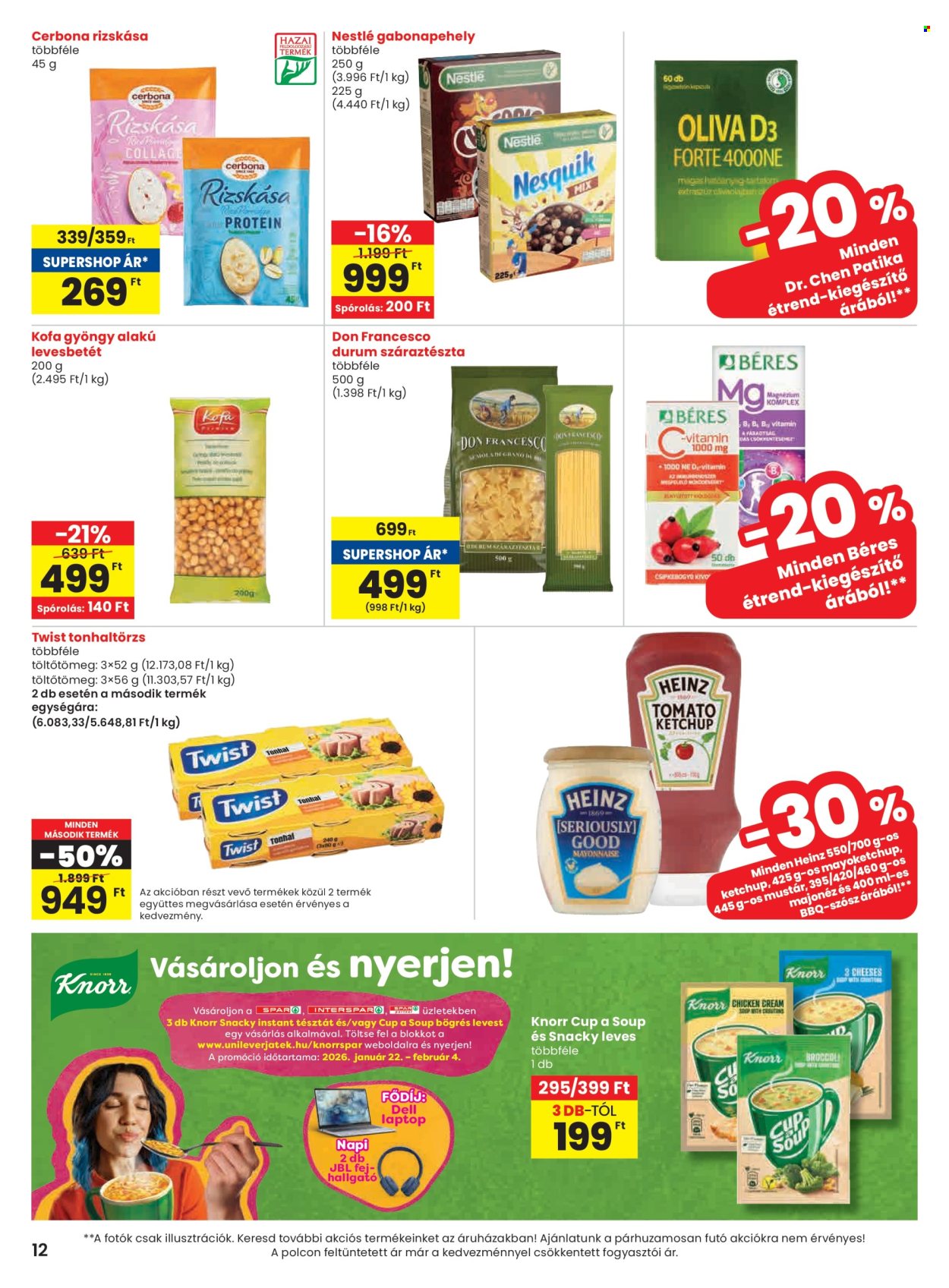 SPAR akciós újságok - 2026.01.22 - 2026.01.28. Oldal 12