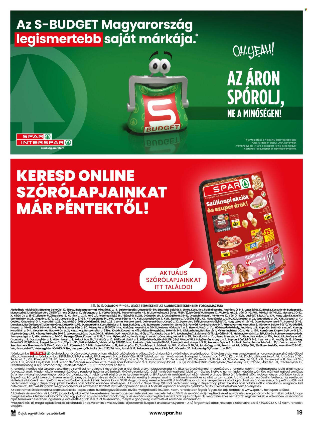 SPAR akciós újságok - 2026.01.22 - 2026.01.28. Oldal 19