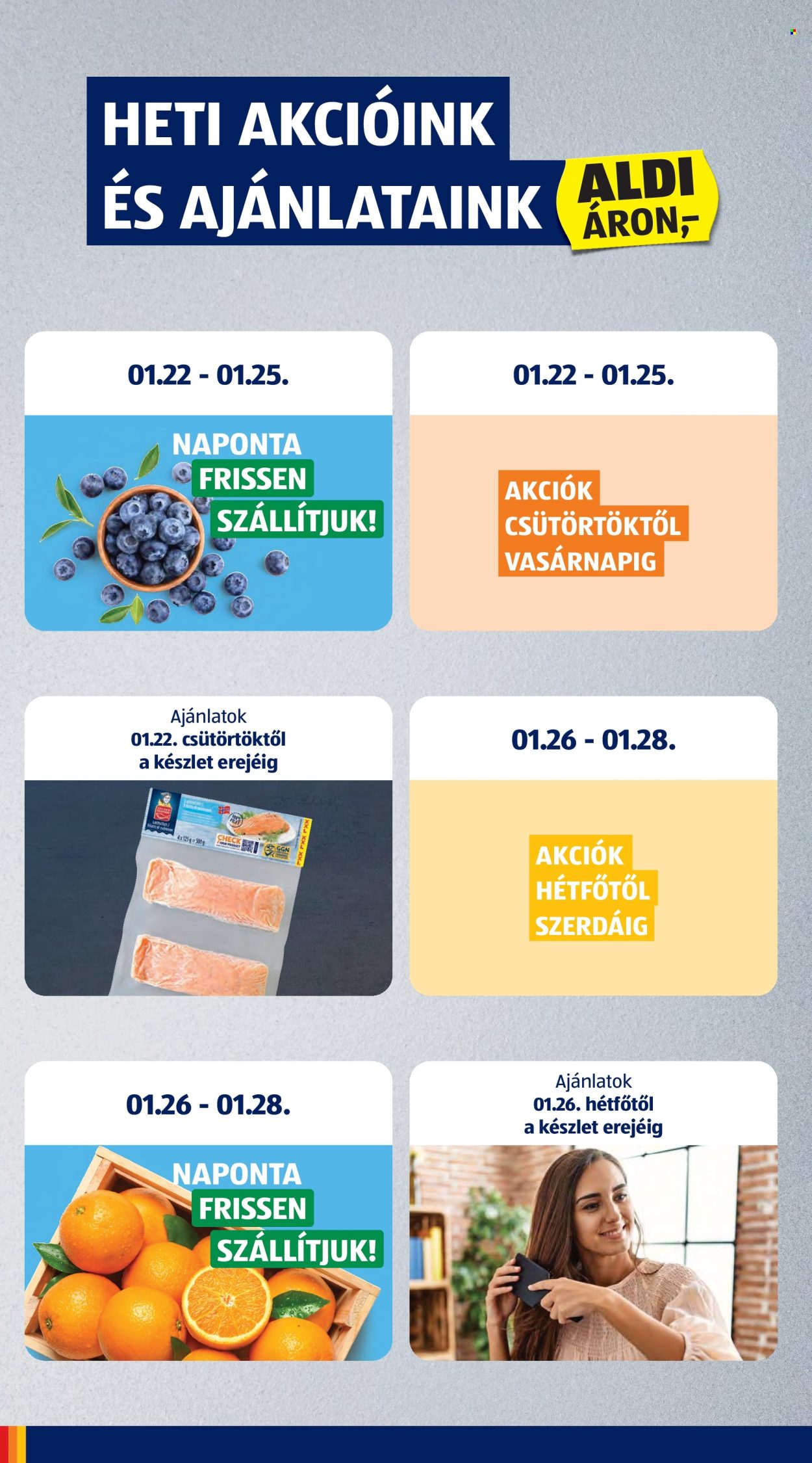 Aldi akciós újságok - 2026.01.22 - 2026.01.28. Oldal 2