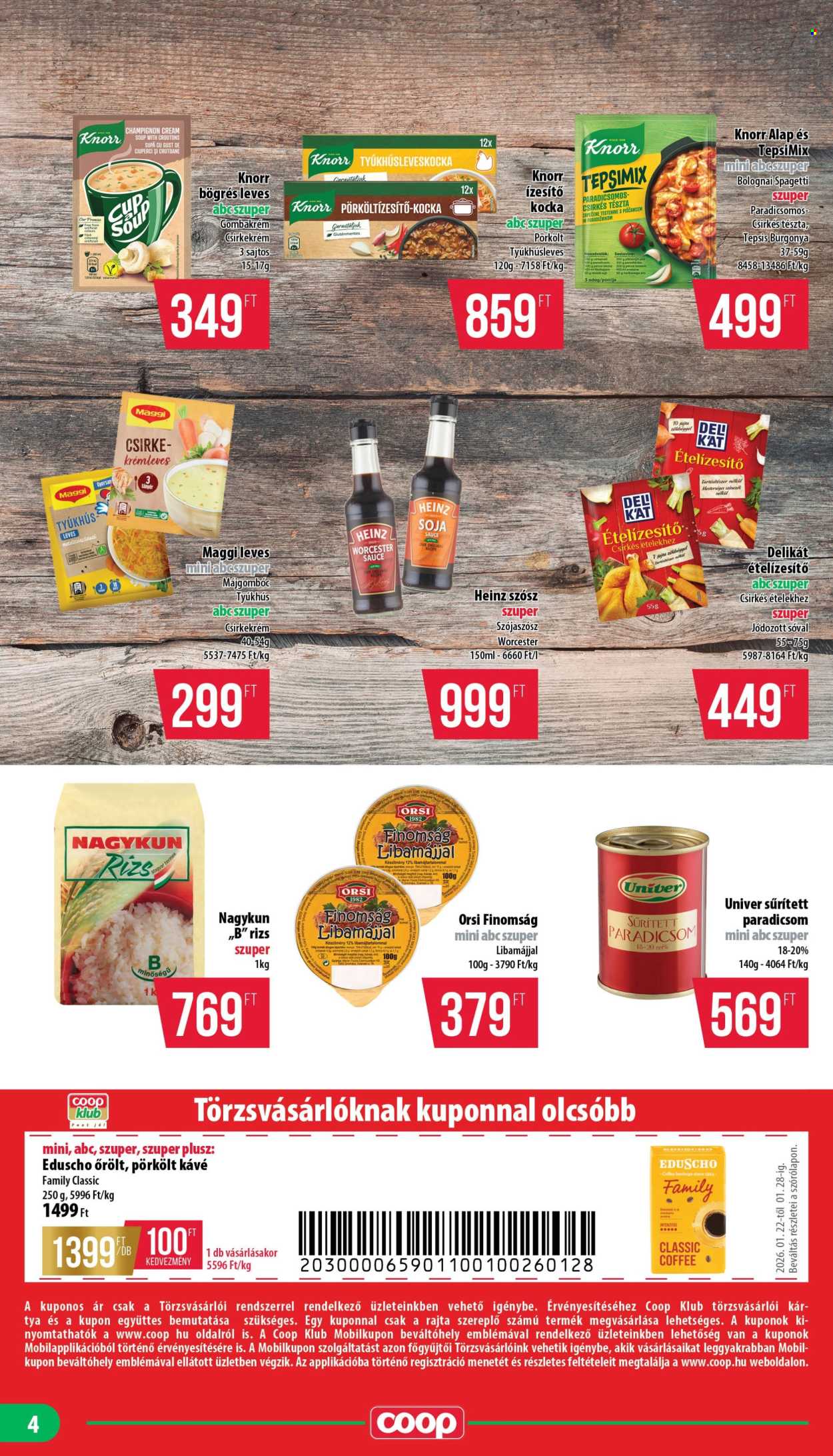 Coop akciós újságok - 2026.01.22 - 2026.01.28. Oldal 4