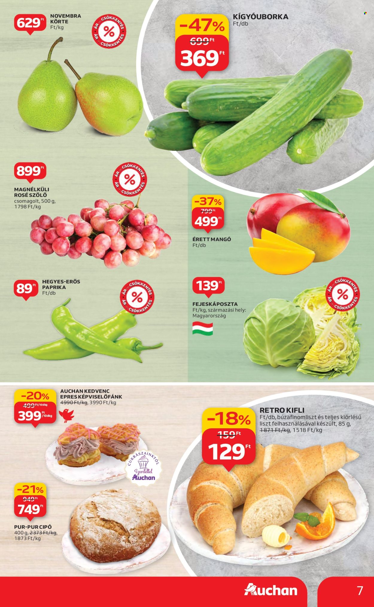 Auchan akciós újságok - 2026.01.22 - 2026.01.28. Oldal 7