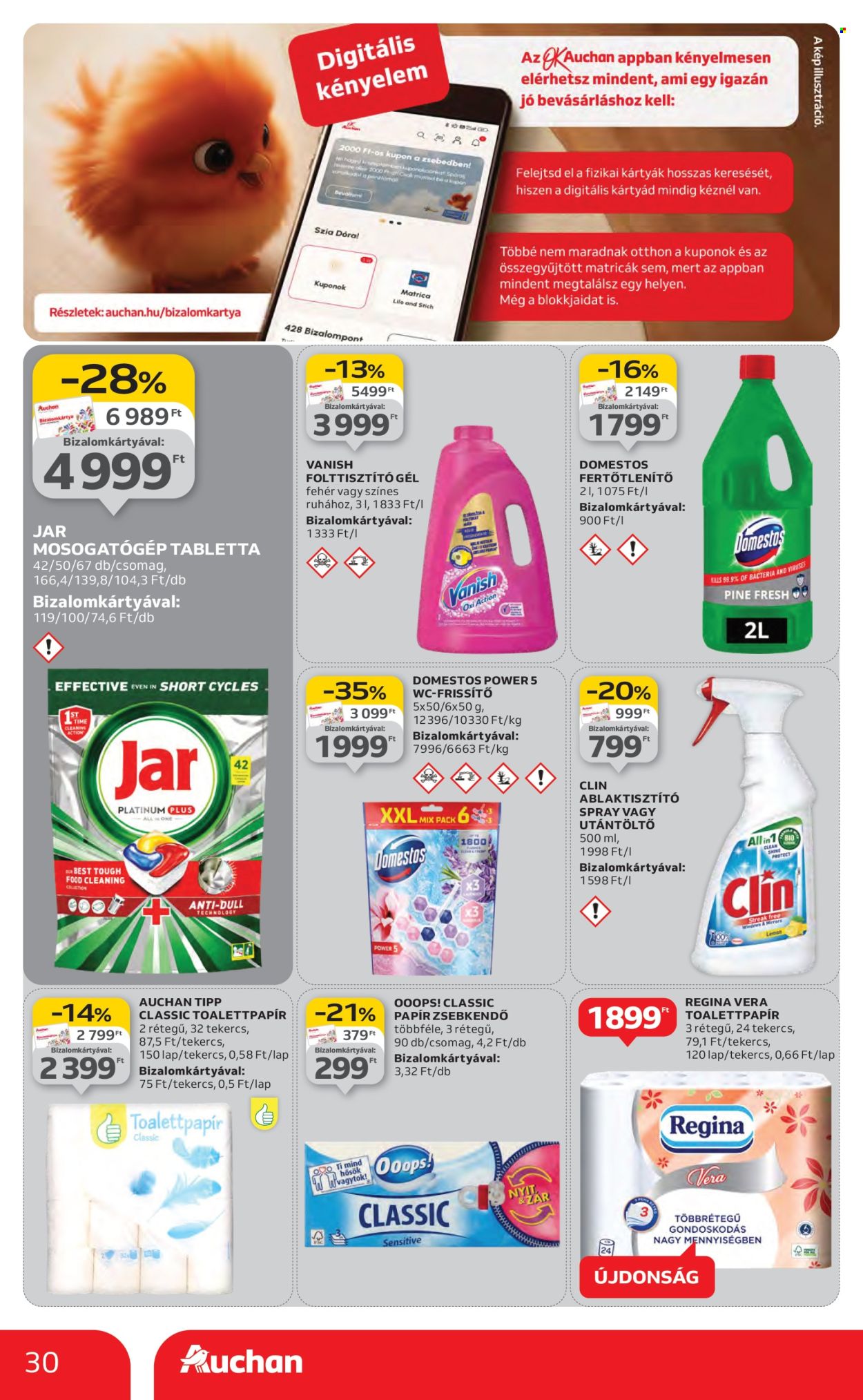 Auchan akciós újságok - 2026.01.22 - 2026.01.28. Oldal 30