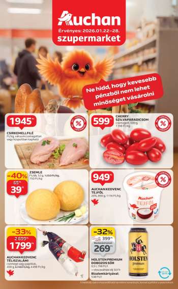 Újság Auchan - 2026.01.22 - 2026.01.28.