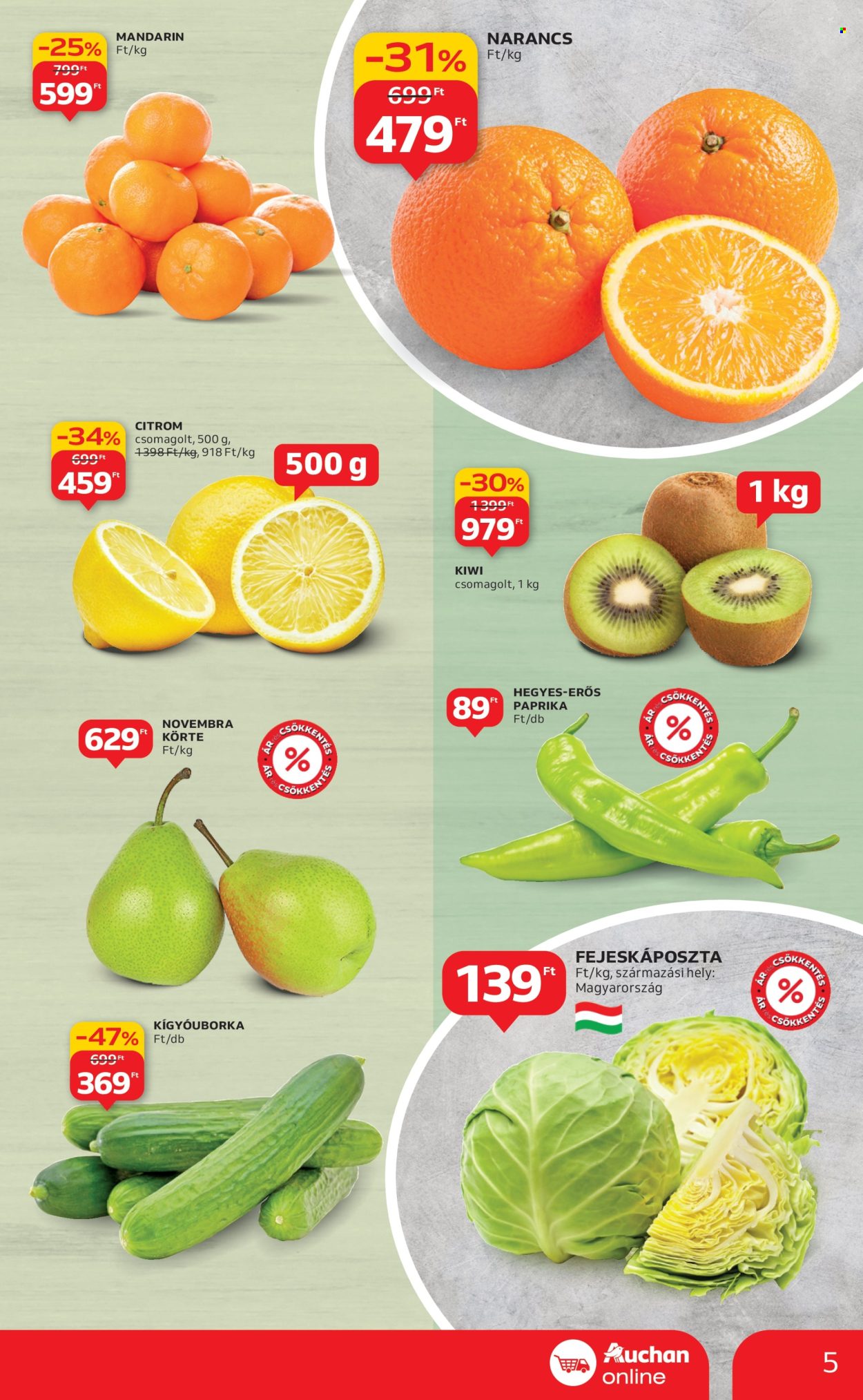 Auchan akciós újságok - 2026.01.22 - 2026.01.28. Oldal 5