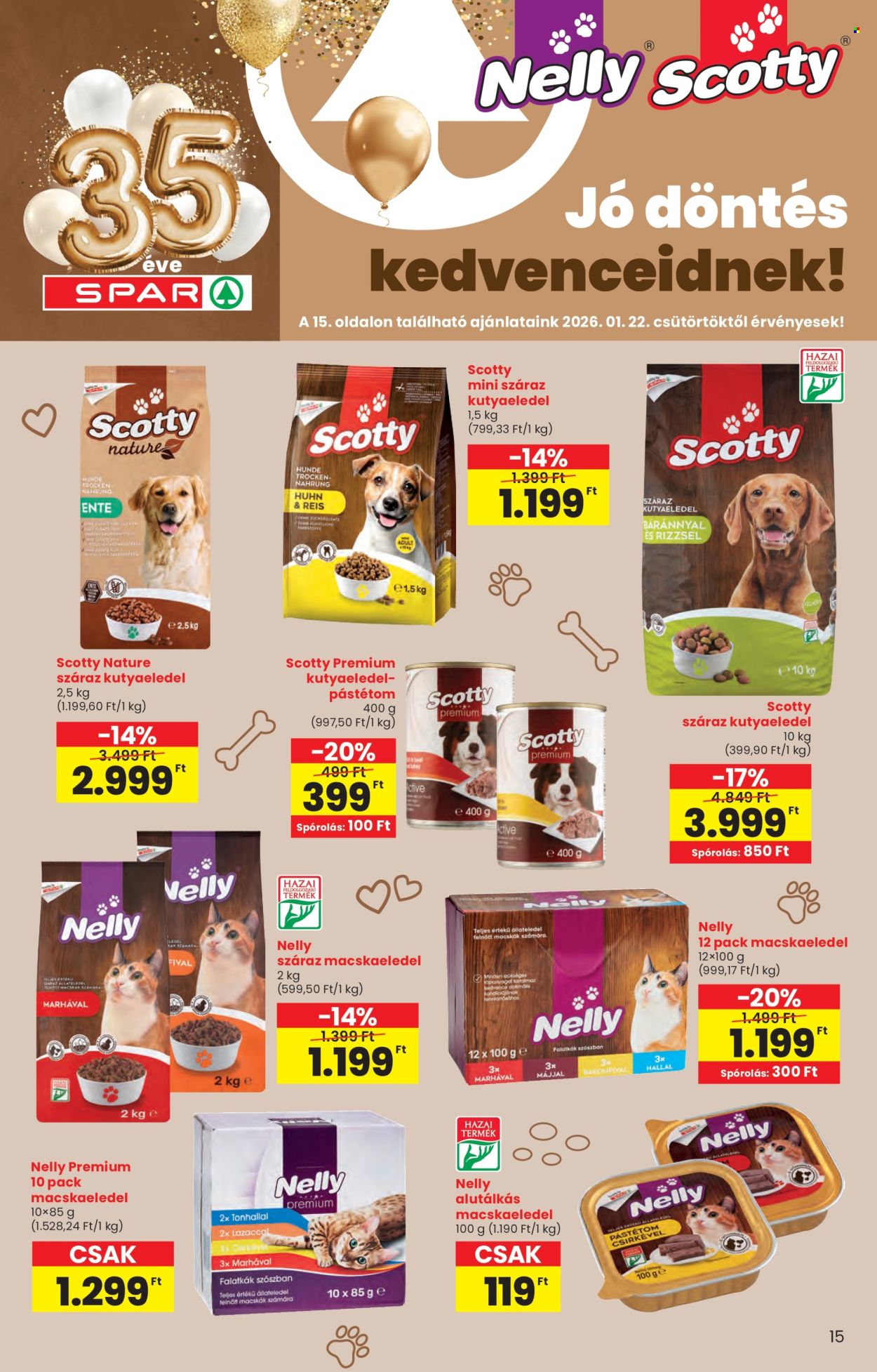 SPAR akciós újságok - 2026.01.22 - 2026.02.11. Oldal 15