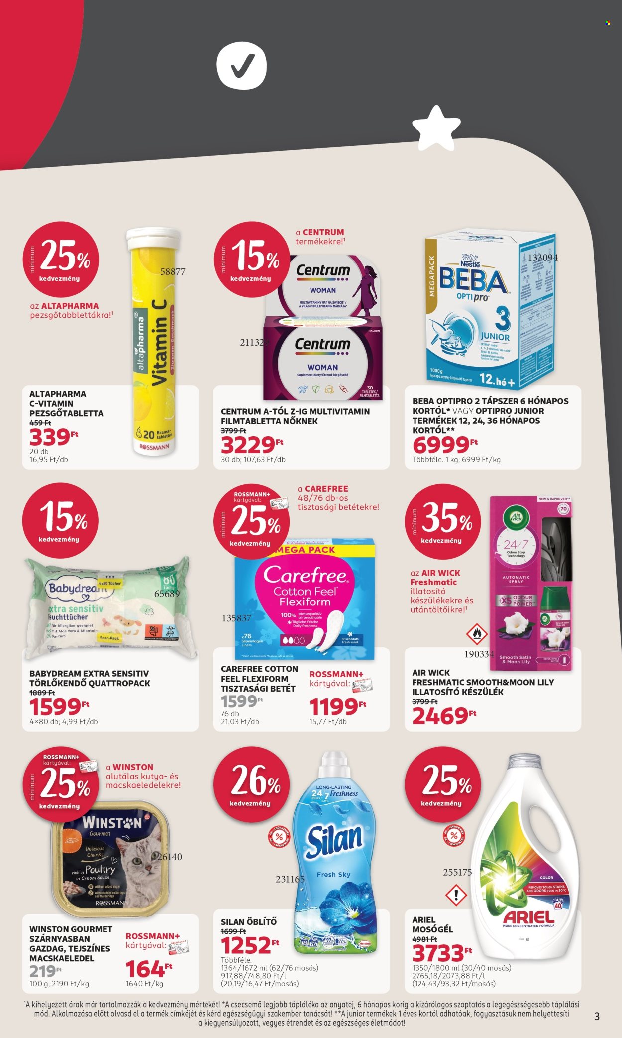 Rossmann akciós újságok - 2026.01.19 - 2026.01.30. Oldal 3