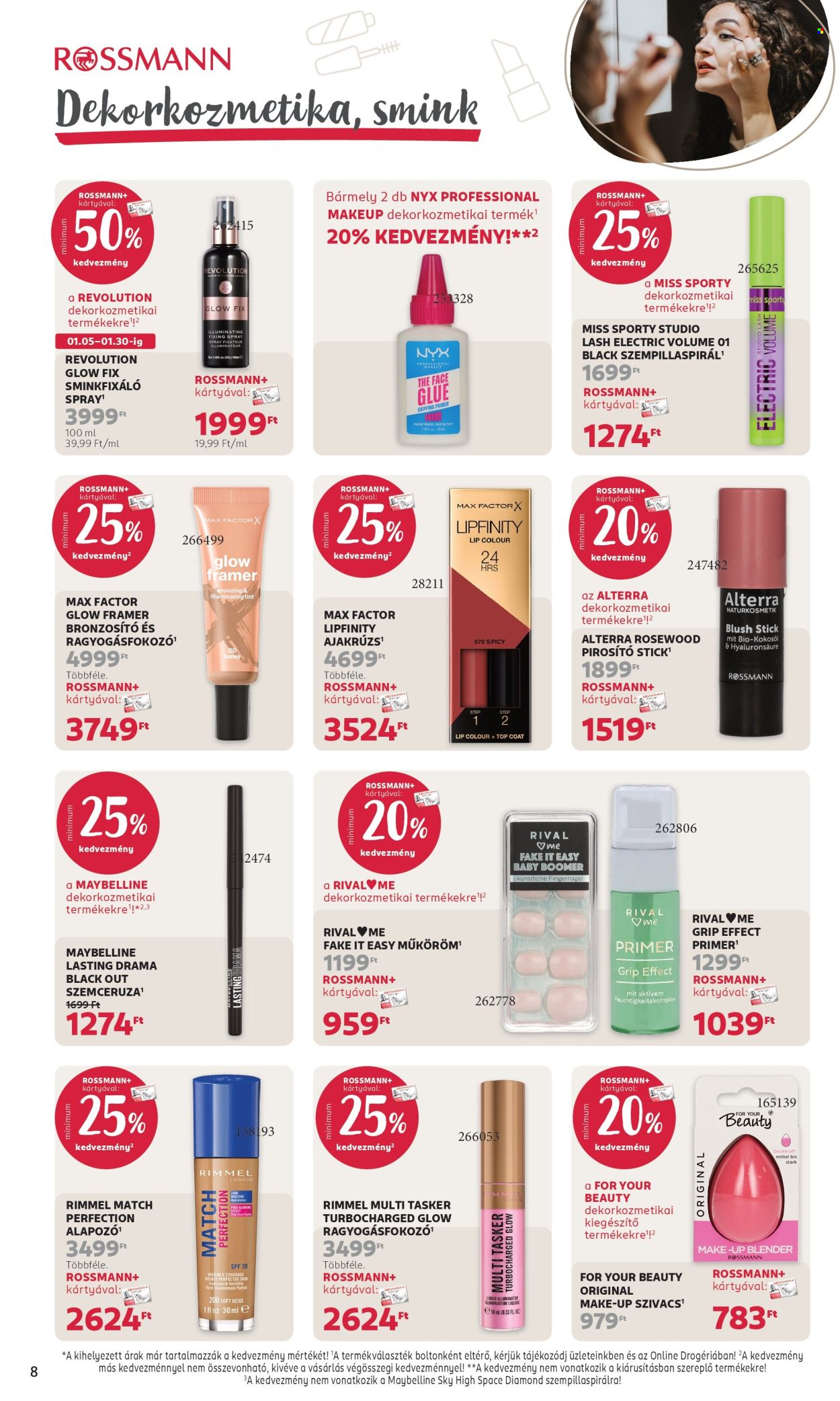 Rossmann akciós újságok - 2026.01.19 - 2026.01.30. Oldal 8