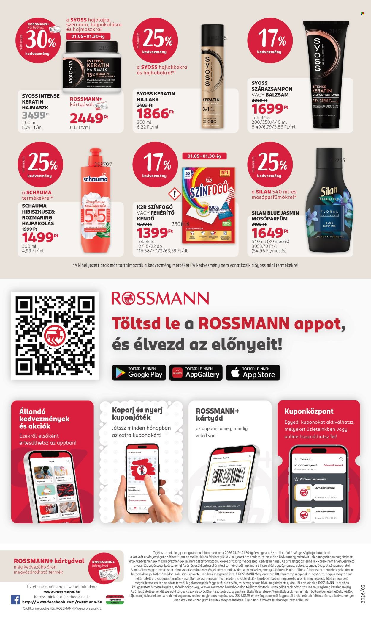 Rossmann akciós újságok - 2026.01.19 - 2026.01.30. Oldal 24