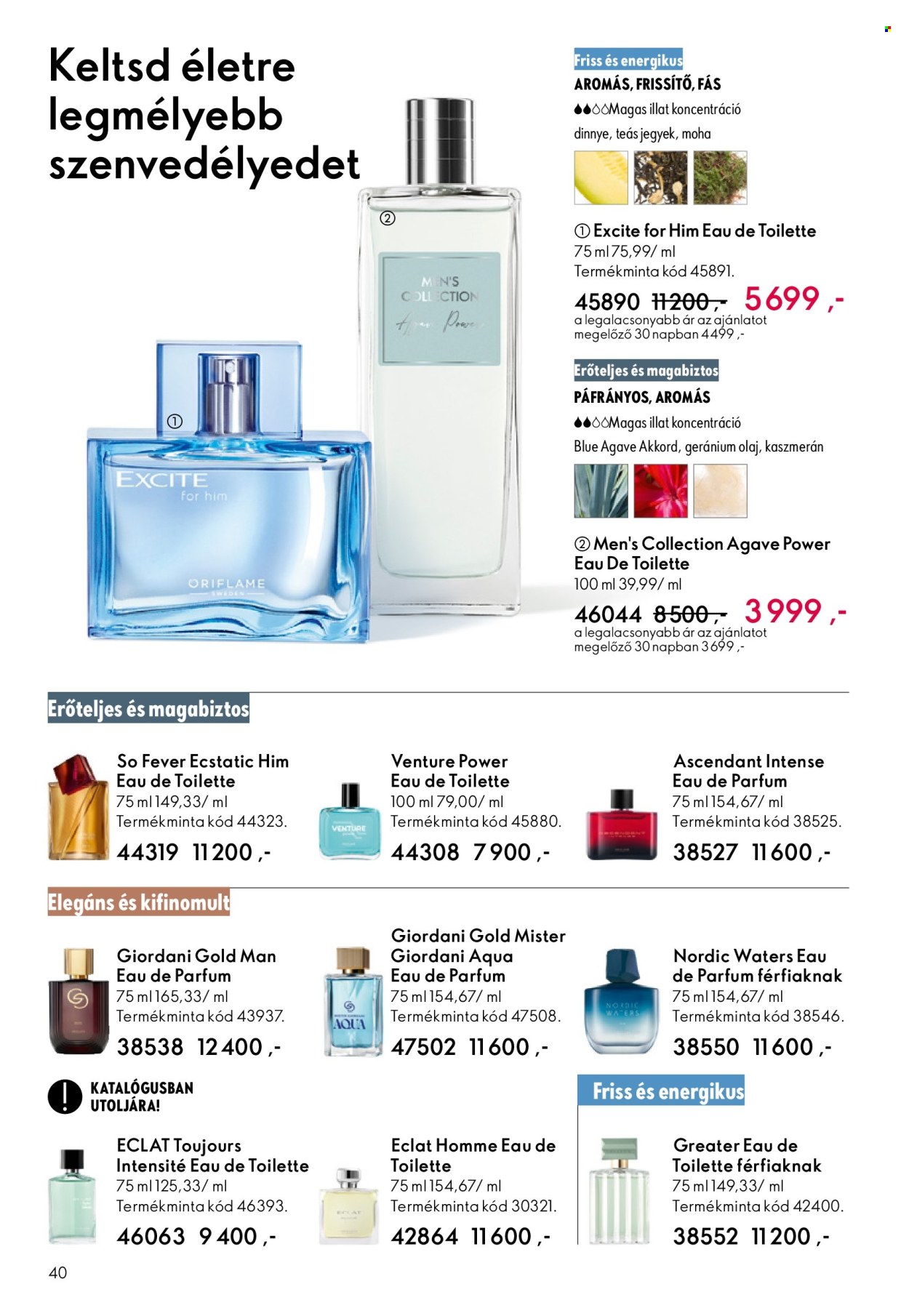 Oriflame akciós újságok - 2026.01.21 - 2026.02.10. Oldal 40