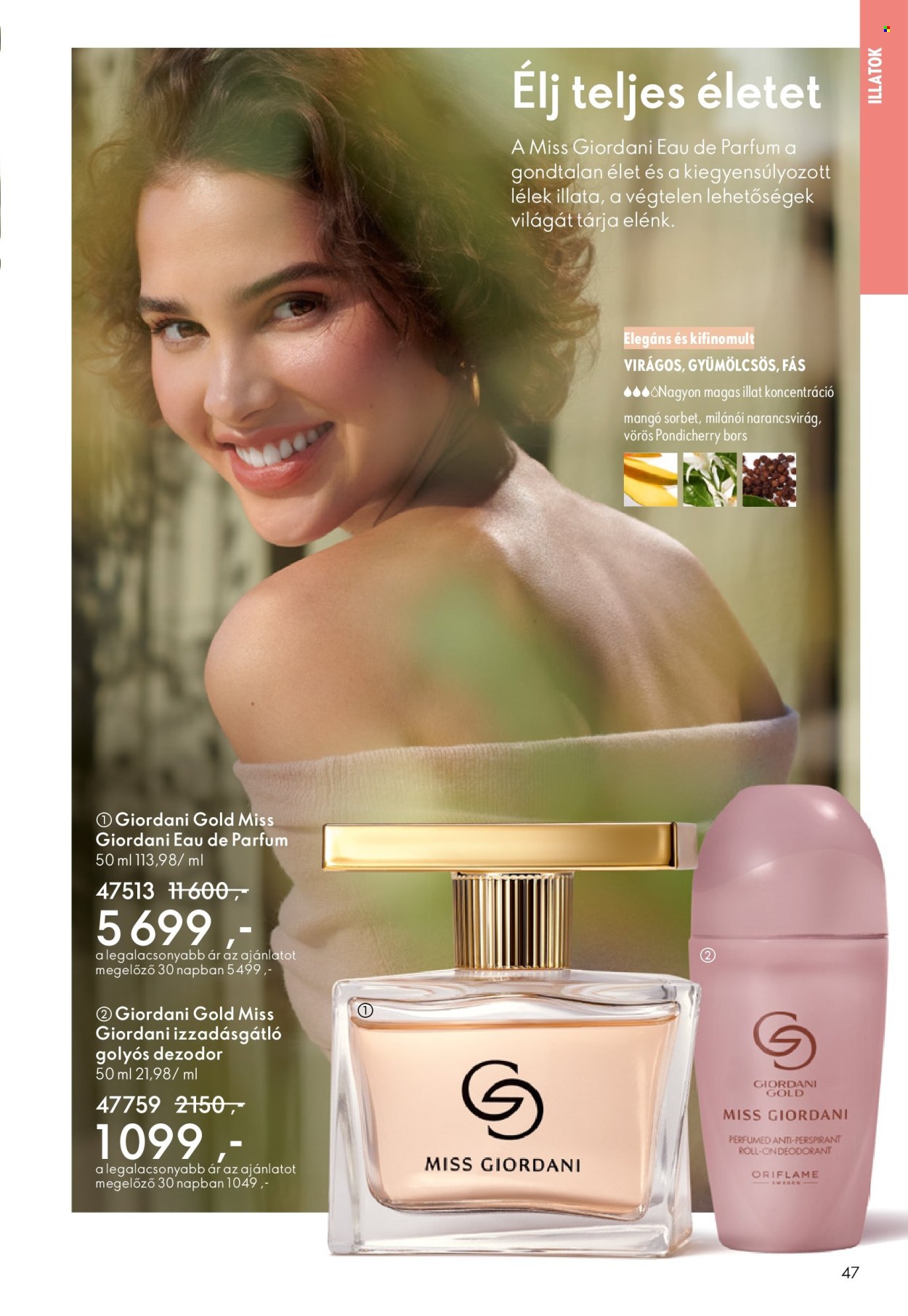 Oriflame akciós újságok - 2026.01.21 - 2026.02.10. Oldal 47