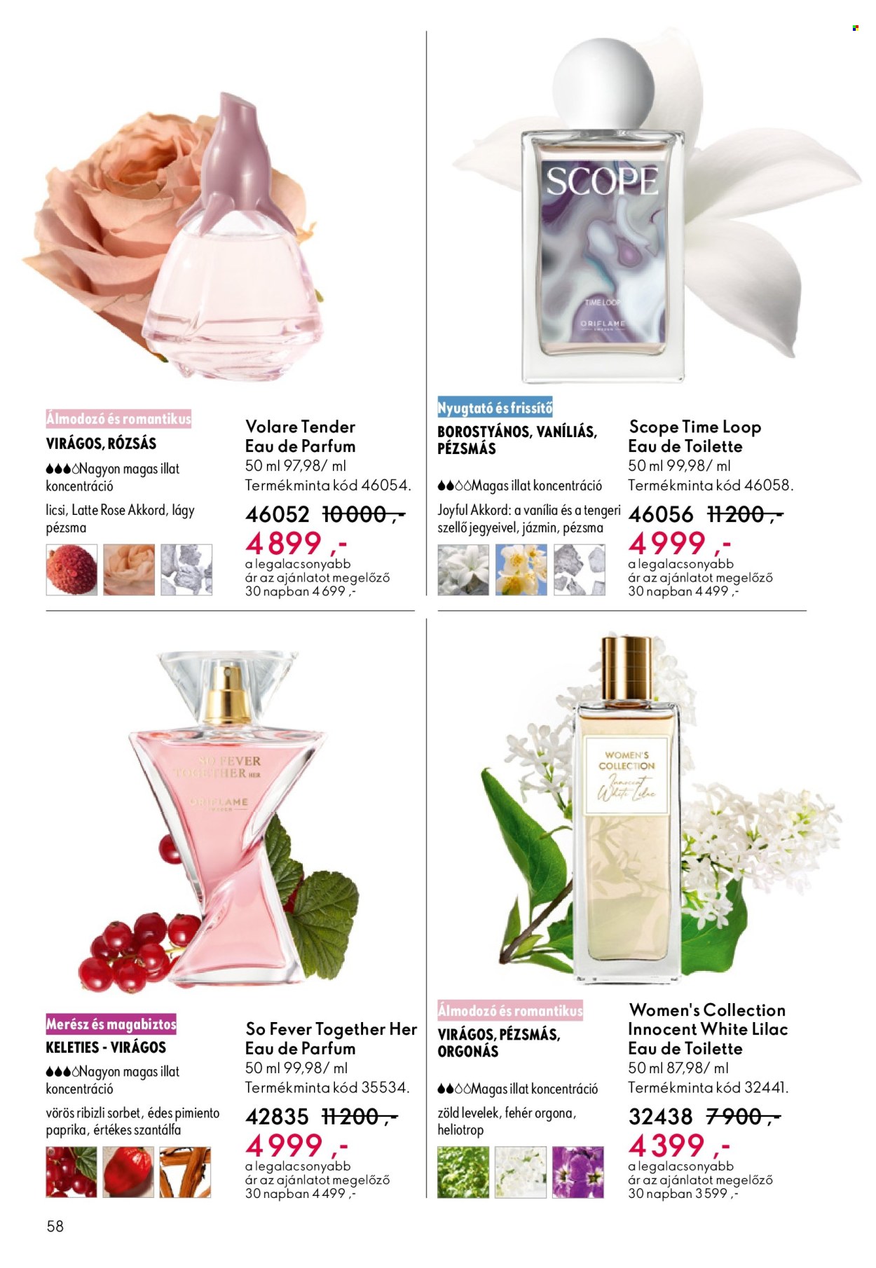 Oriflame akciós újságok - 2026.01.21 - 2026.02.10. Oldal 58