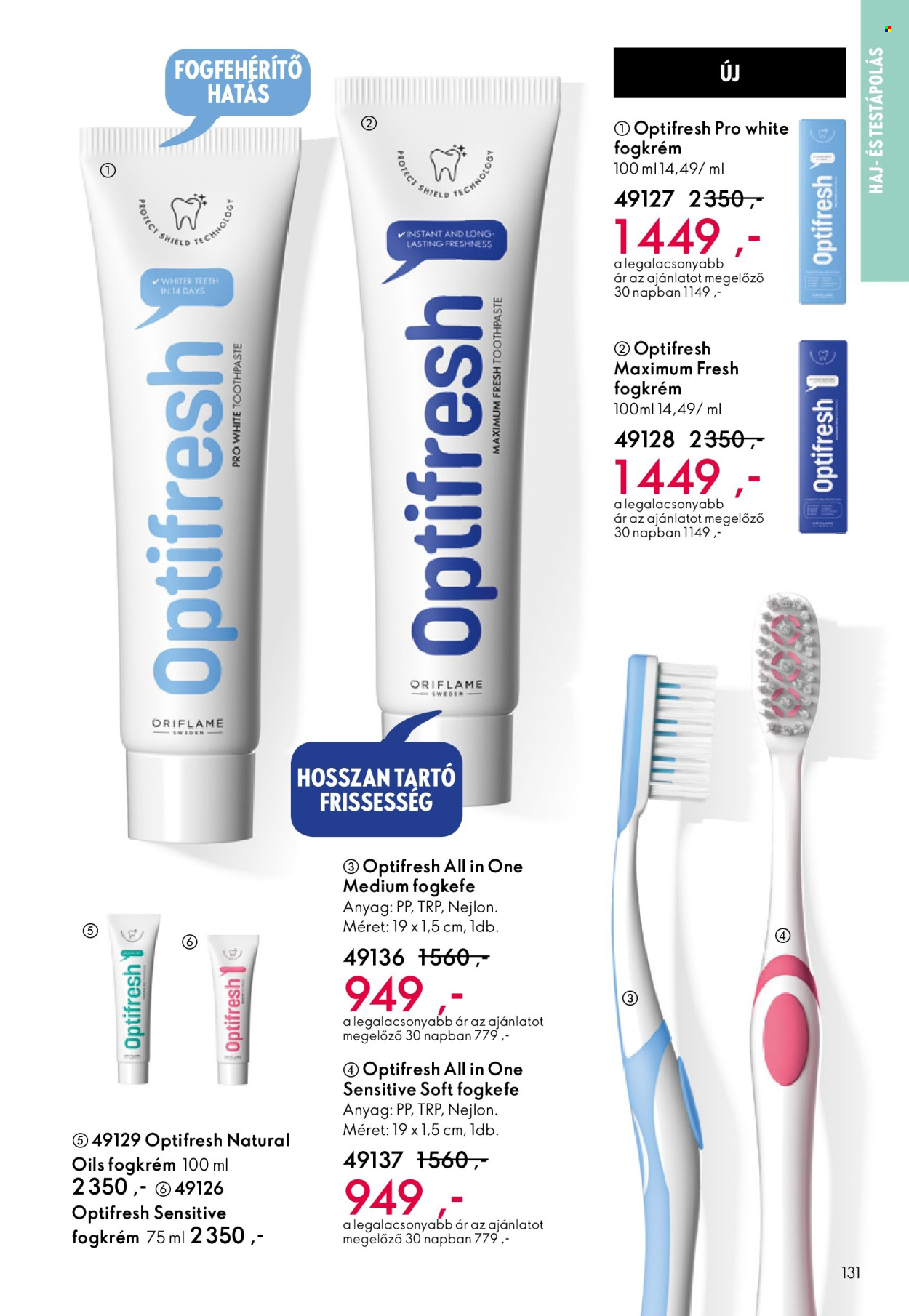 Oriflame akciós újságok - 2026.01.21 - 2026.02.10. Oldal 131