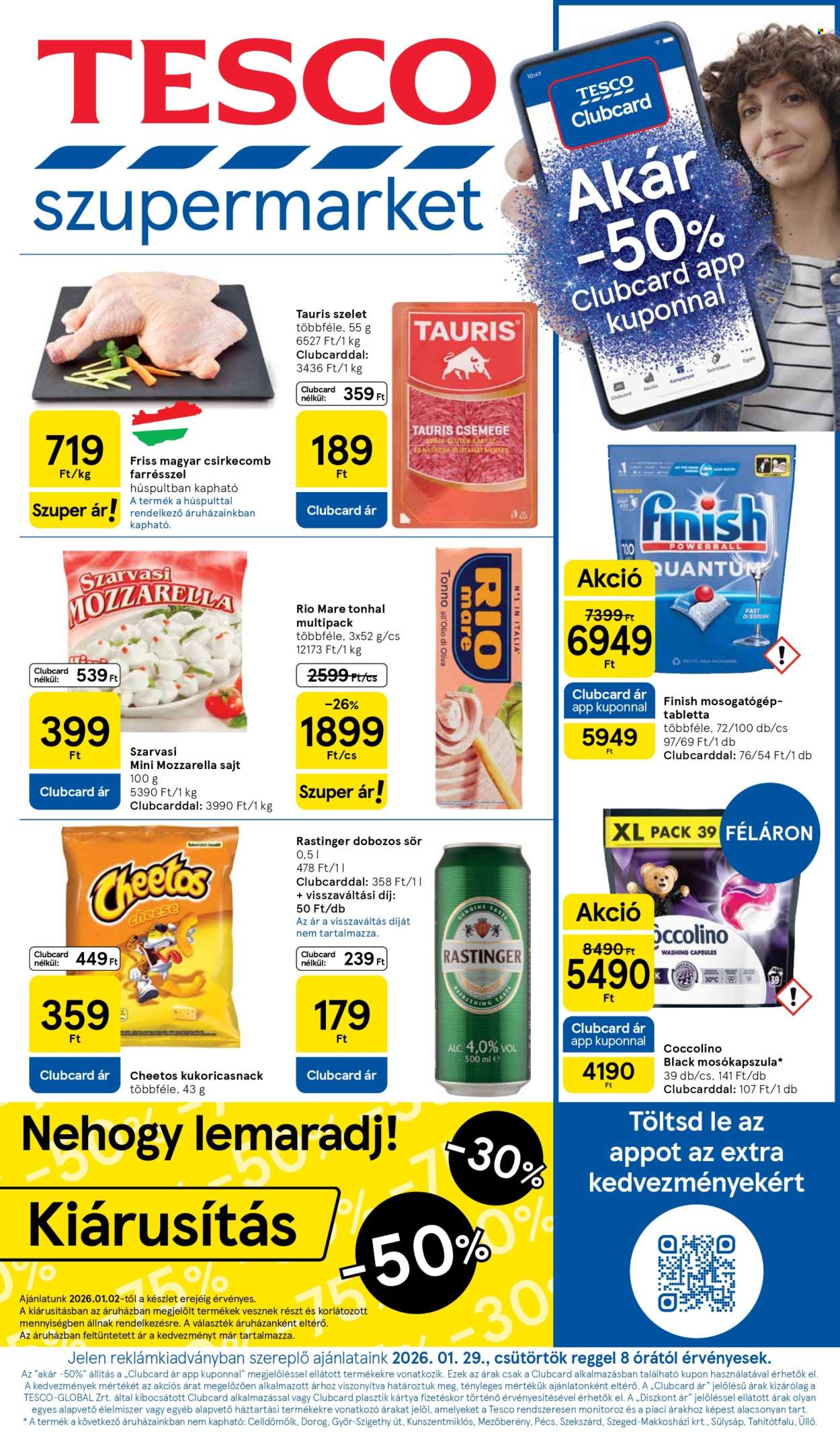 TESCO akciós újságok - 2026.01.29 - 2026.02.04. Oldal 1