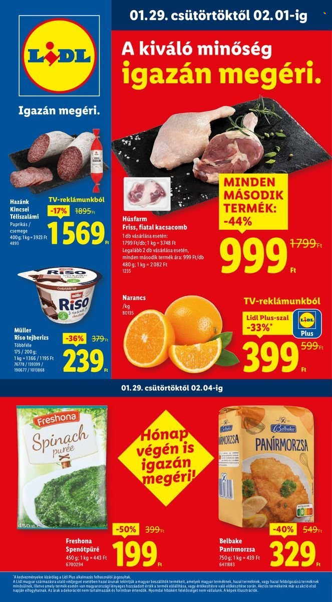 Lidl akciós újságok - 2026.01.29 - 2026.02.04. Oldal 1