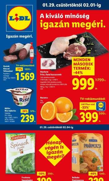 Újság Lidl - 2026.01.29 - 2026.02.04.