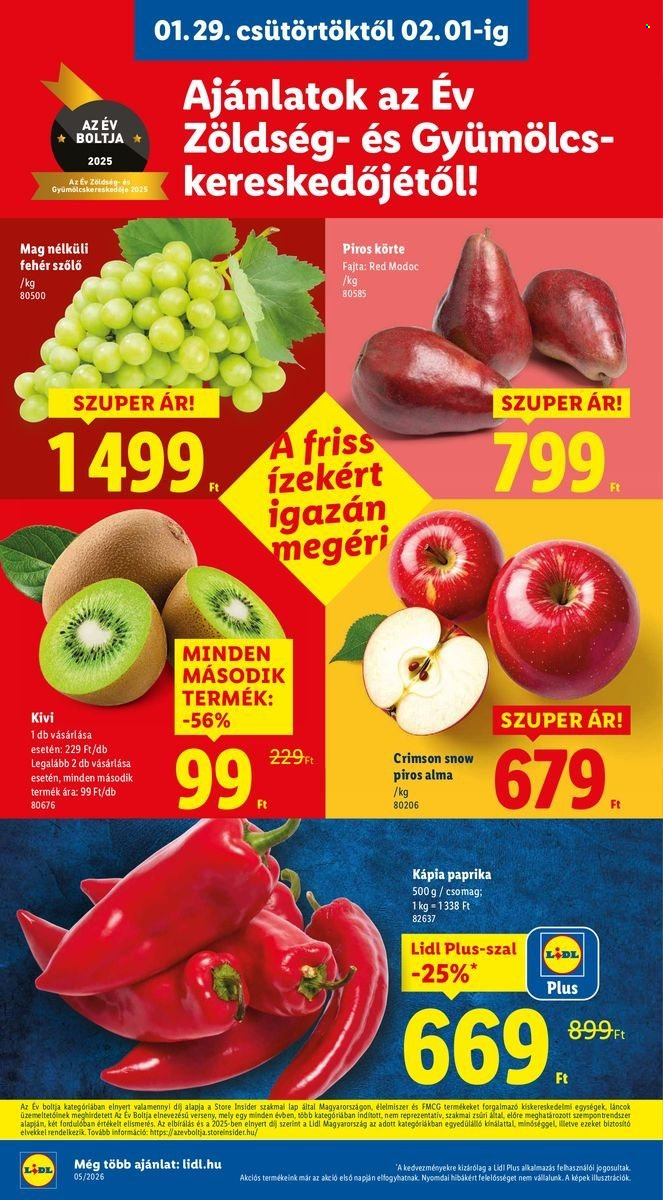 Lidl akciós újságok - 2026.01.29 - 2026.02.04. Oldal 2