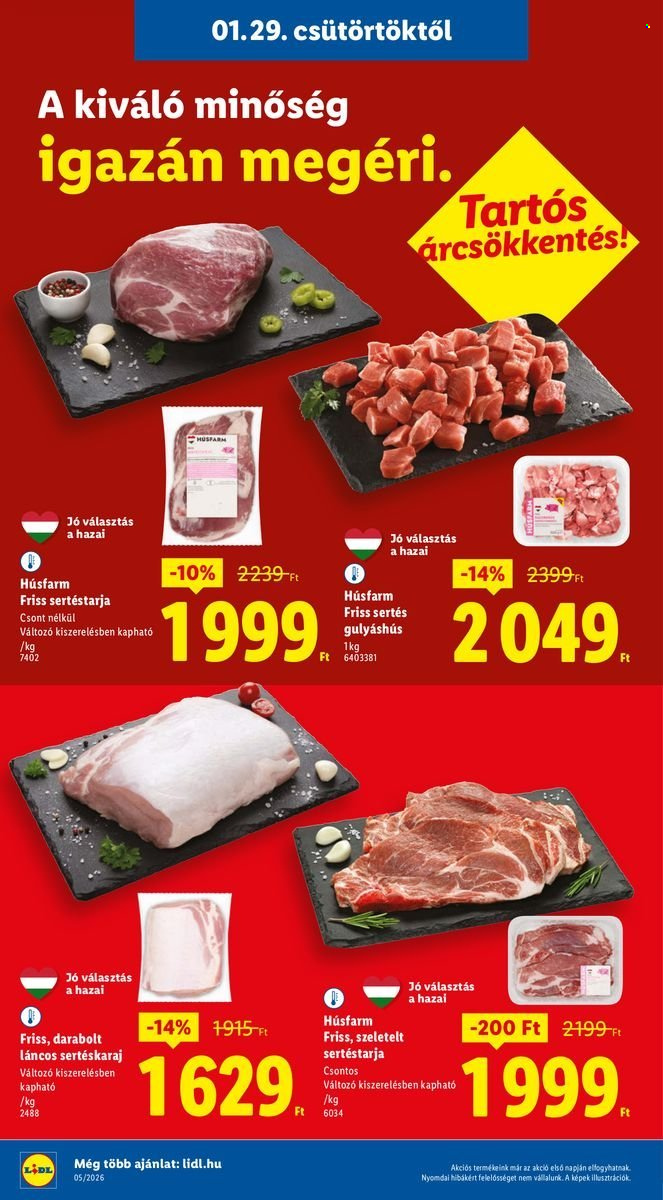 Lidl akciós újságok - 2026.01.29 - 2026.02.04. Oldal 4