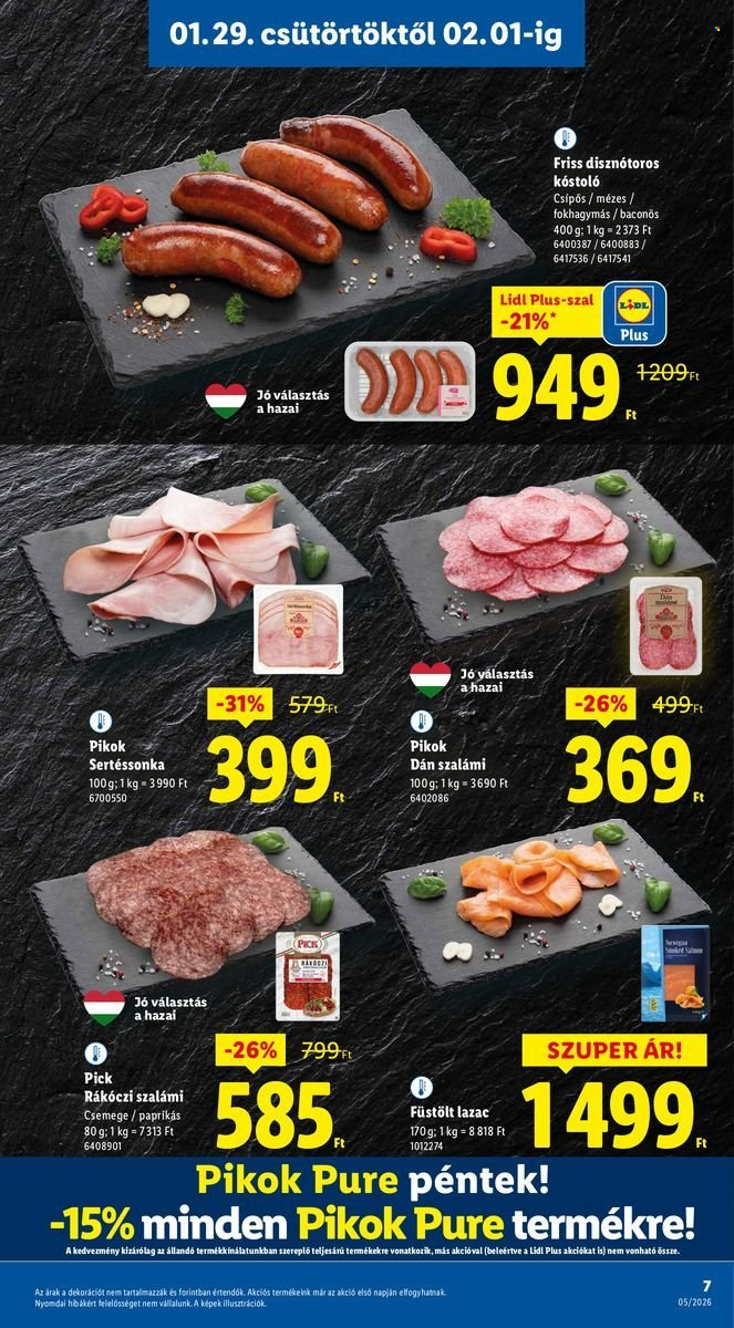 Lidl akciós újságok - 2026.01.29 - 2026.02.04. Oldal 7