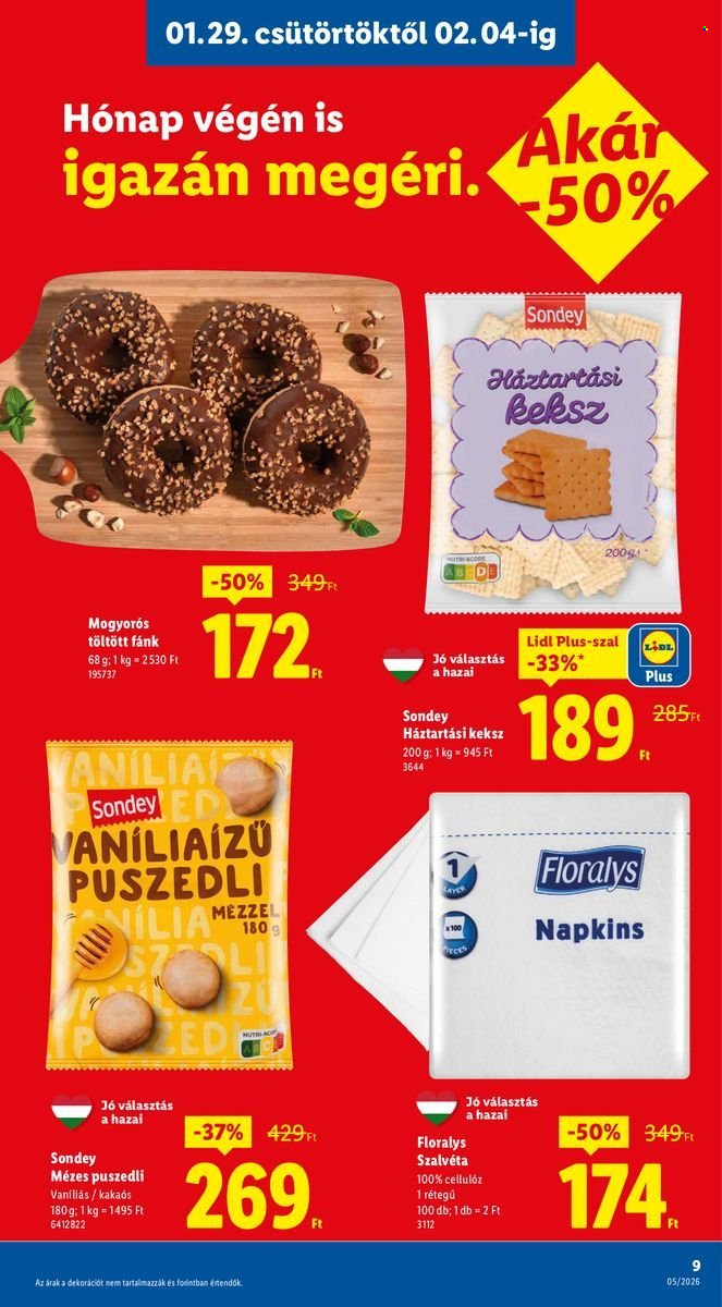 Lidl akciós újságok - 2026.01.29 - 2026.02.04. Oldal 9