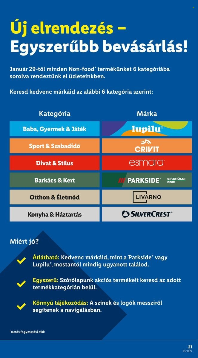 Lidl akciós újságok - 2026.01.29 - 2026.02.04. Oldal 21